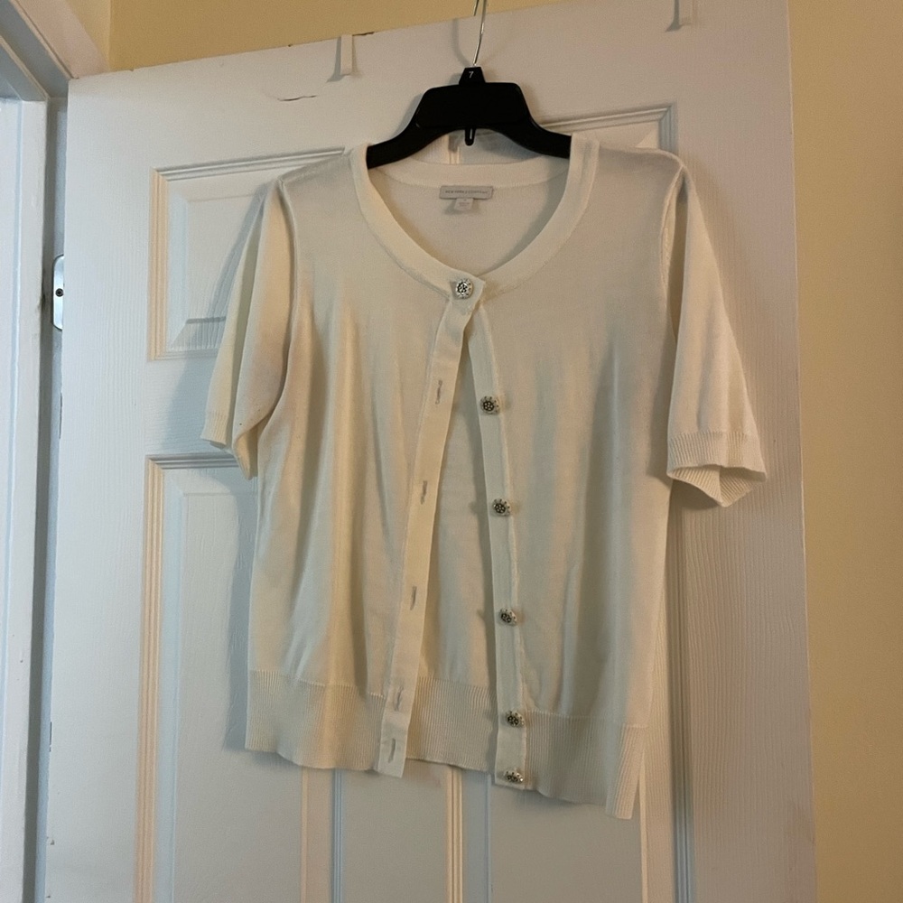 White Cardigan